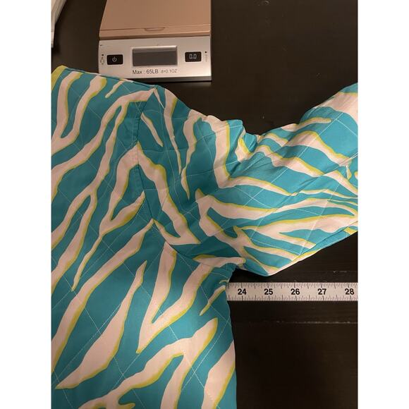 Bob Mackie Wearable Art Womens Jacket Large Animal Print Silk Open Front NWT - Picture 7 of 10